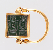 Finger Ring Inscribed with the Cartouches of Hatshepsut and Thutmose III